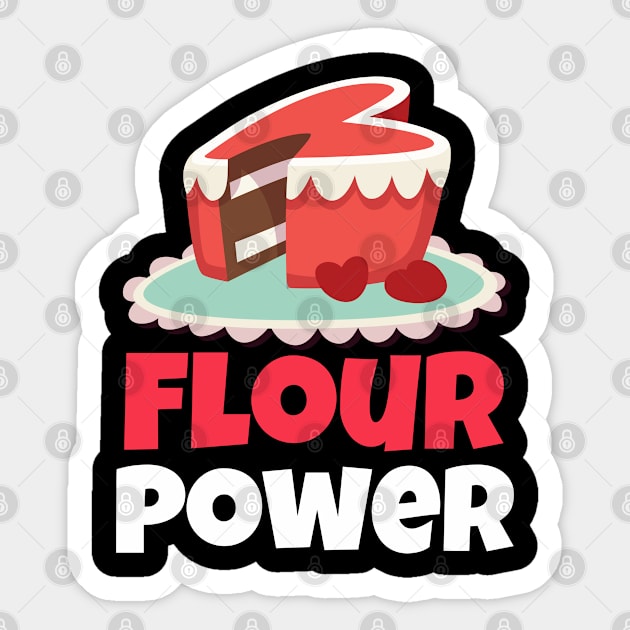 Flour Power Sticker by Orange-Juice